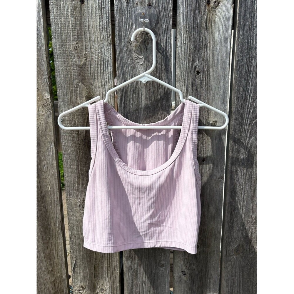 all in motion Light Pink Ribbed Sports Bra